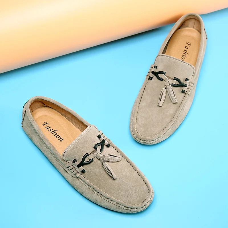 Мужские кожаные туфли роскошная повседневная обувь мужские лоферы Мокасины