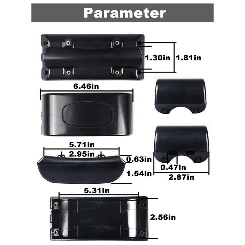 Пластиковый корпус контроллера для электрического велосипеда мопеда скутера