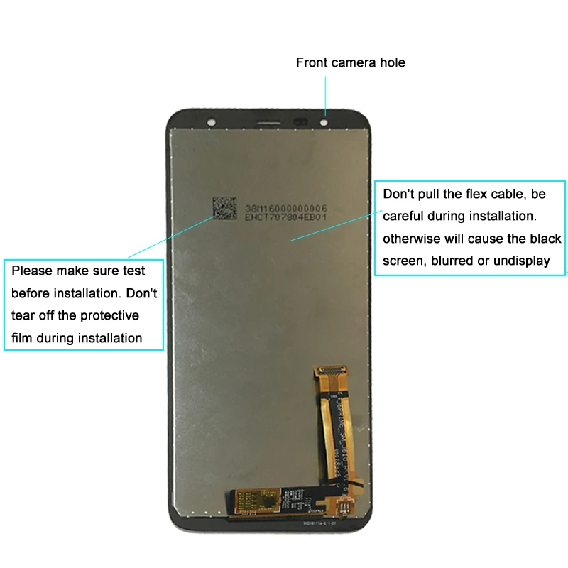 Тестовая поставка для Samsung Galaxy J4 + J415 ЖК дисплей с тачскрином в сборе plus