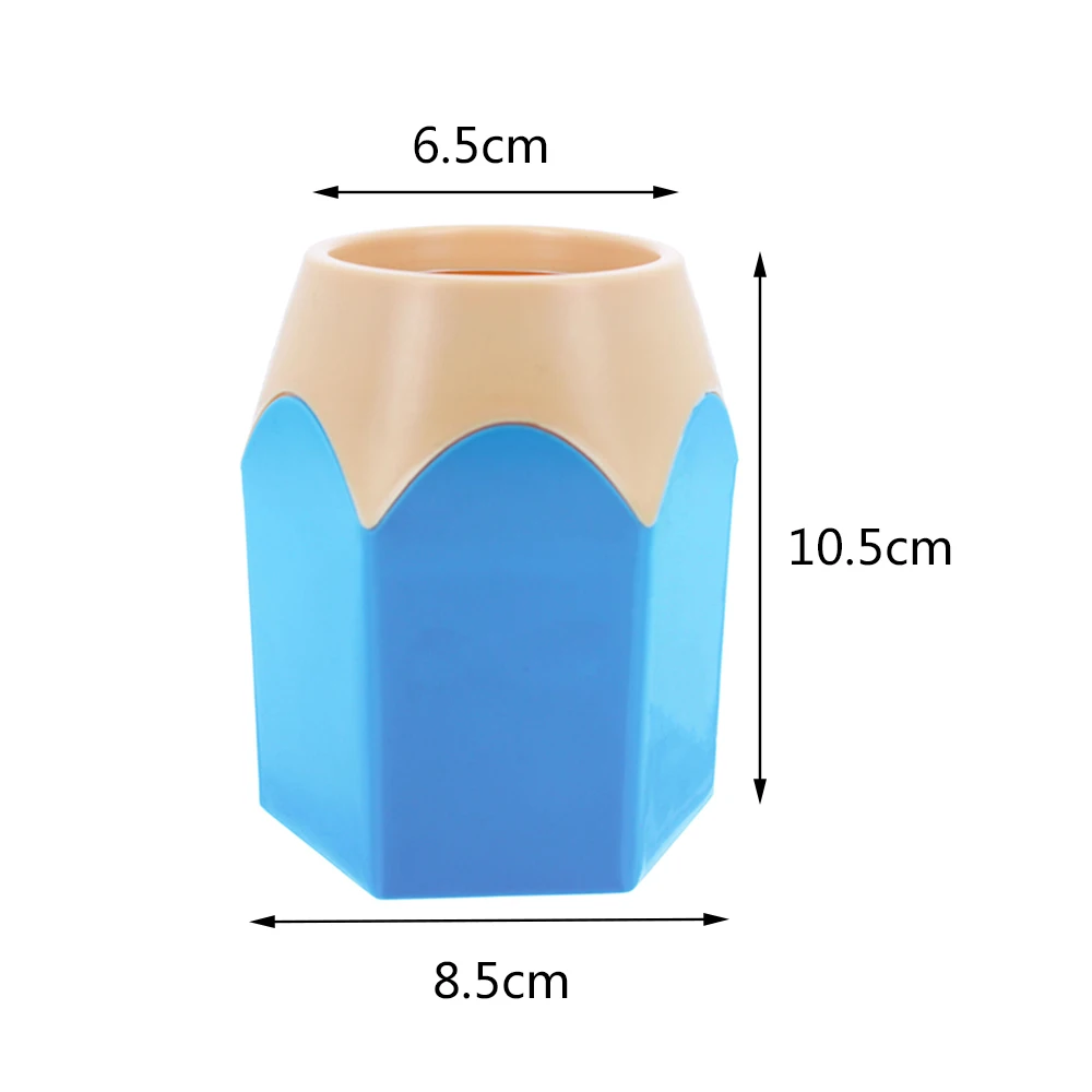 

3pcs Makeup Brush Vase Pencil Pots Creative Makeup Brush Holder Pen Holder Home Stationery Tidy Desk Storage Box