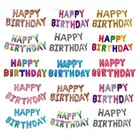 Гелиевые шары, 16 дюймов, надпись фольгированные шары С Днем Рождения, для дня рождения, вечеринки, украшения для детей, воздушные шары с конфетти