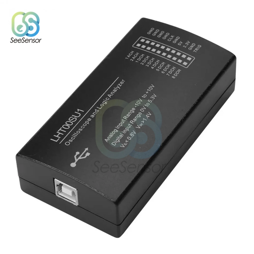 Виртуальный осциллограф I2C SPI CAN Uart LHT00SU1 логический анализатор