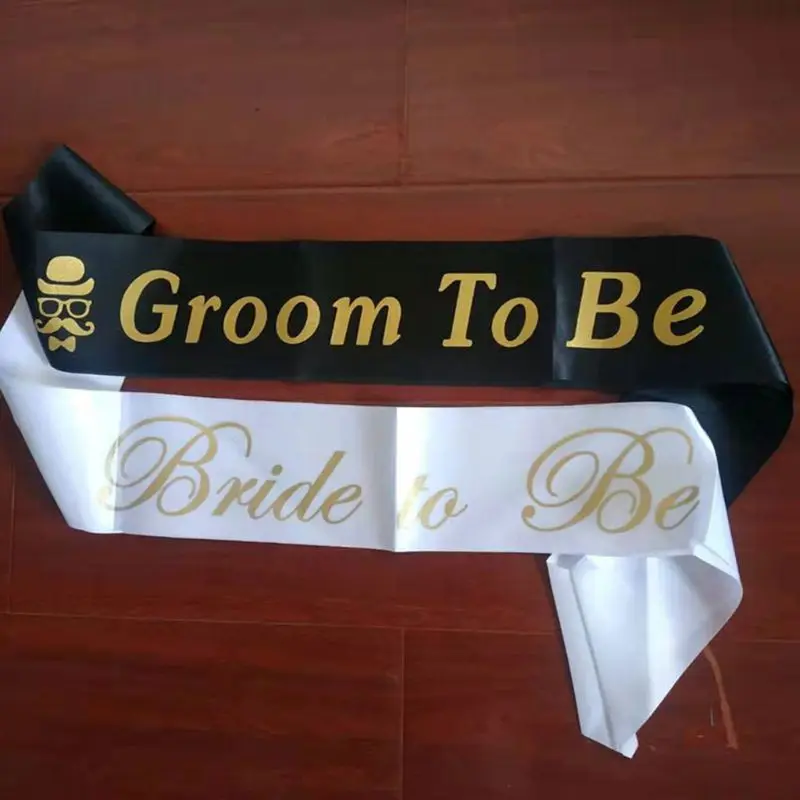 Groom to be/Bride Be Sashes Bachelorette Girl Hen Party Decoration Supplies Y4UD | Игрушки и хобби