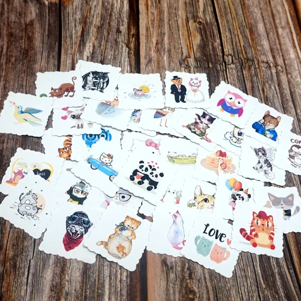 35 шт. милые водонепроницаемые наклейки DIY для ноутбука телефона автомобиля