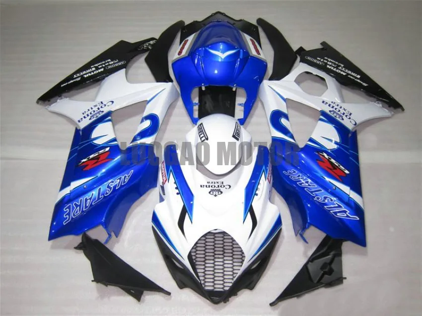 

Injection Cowling Fairing kits for SUZUKI Bodywork 2005-2006 White Black Blue GSXR 1000 K5 K6 fairings kit GSXR1000 05 06