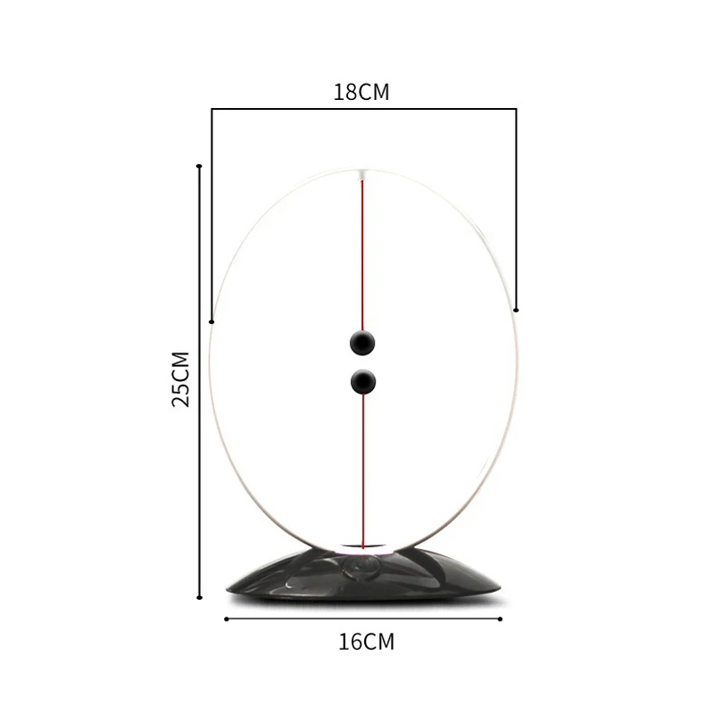 Зарядка через usb на магнитной подвеске баланс светильник Спальня стол ночной