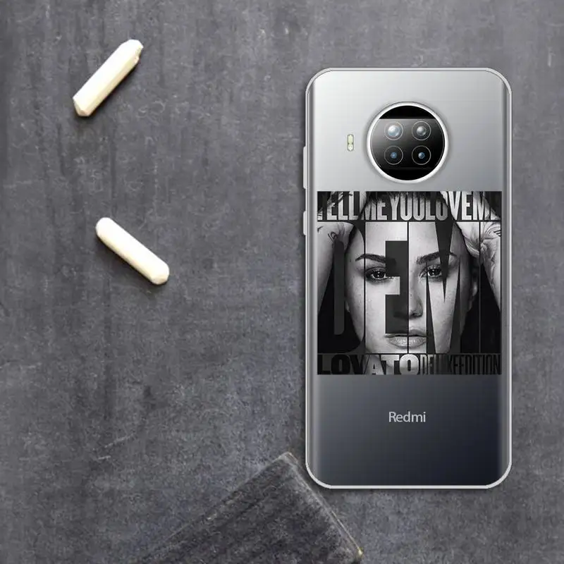 

Demi Lovato Tell Me You Love Me Phone Case Transparent for Xiaomi Redmi note 10 t 8 9 pro lite 11 luxury coque funda