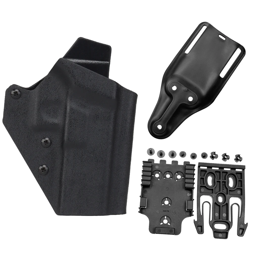

Тактическая кобура для пистолета KYDEX, кобура для Glock 17, Пистолеты для страйкбола, для правой руки, кобура, пояс, платформа, чехол для пистолета...