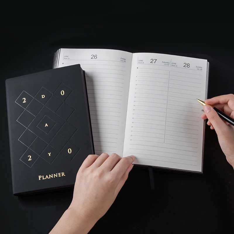 Ежедневник для путешествий на английском языке 2020 журнал органайзера A5 толстый