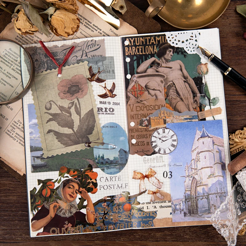 27 шт. серия бумажных наклеек в винтажном стиле | Дом и сад