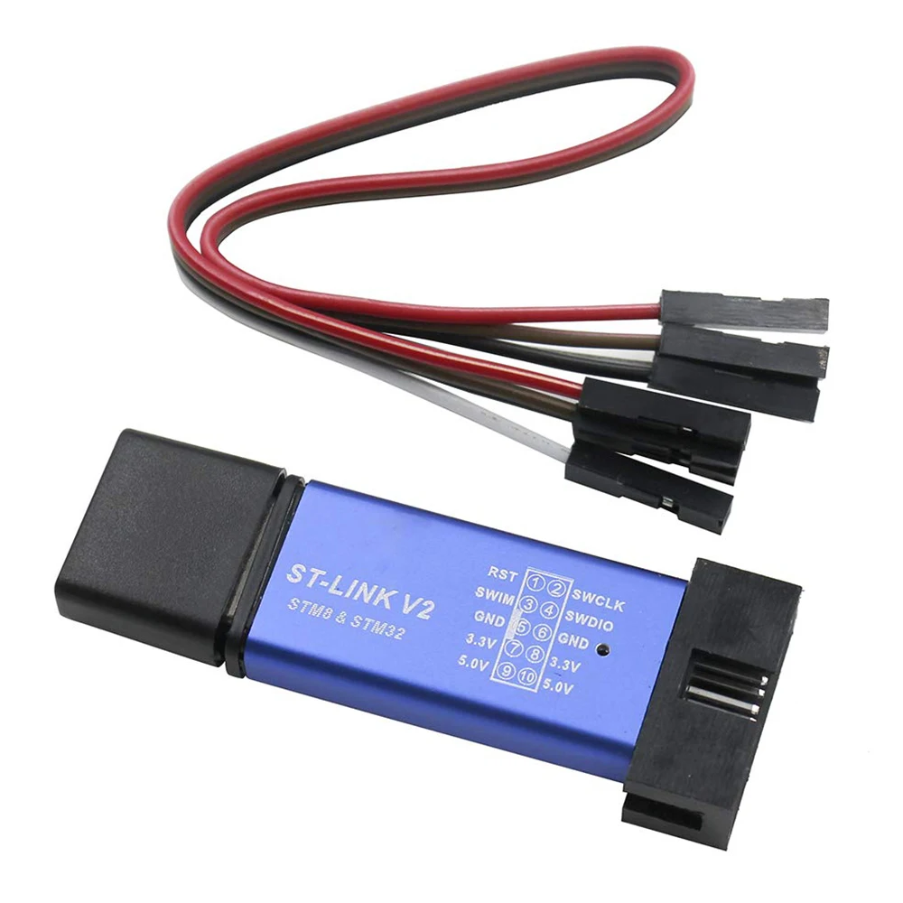 ST LINK V2 Mini STM8 STM32 Эмулятор загрузчика программирующий блок (три случайных