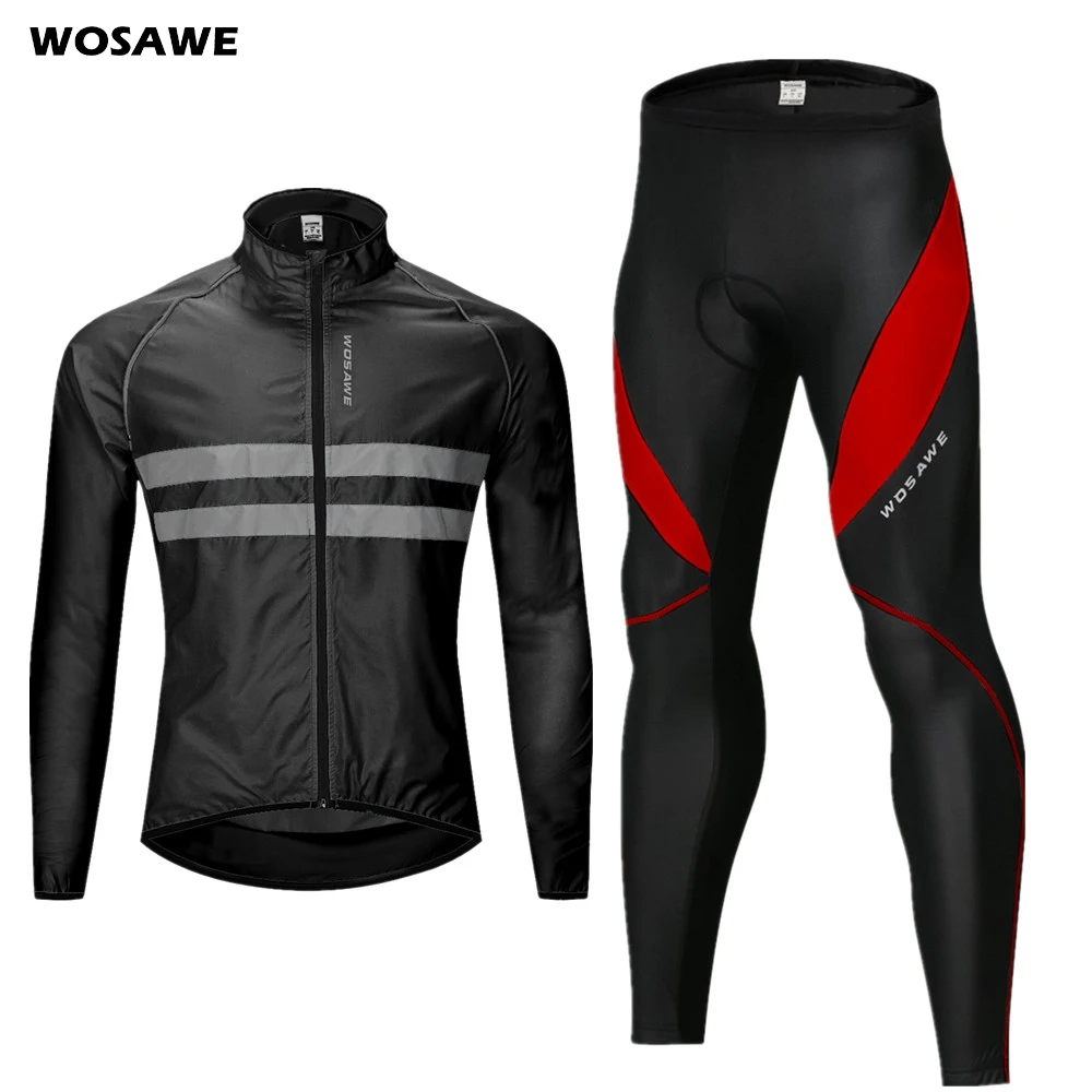 Осенняя велосипедная майка WOSAWE комплект дышащей одежды для горных велосипедов |