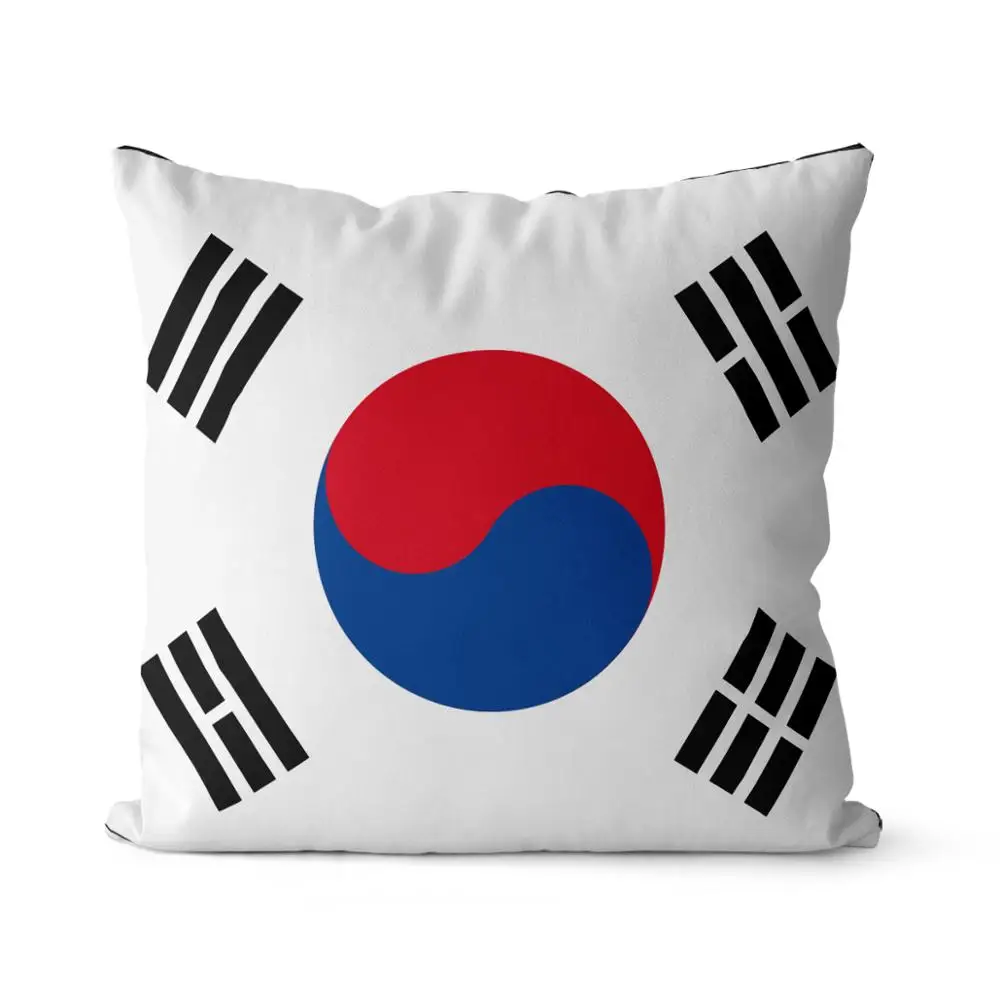 Южная Корея хлопчатобумажные парусиновые наволочки на заказ для диванных