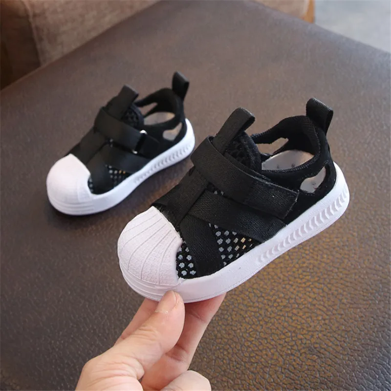 Сандалии AOGT Детские сетчатые дышащие мягкие Нескользящие повседневная обувь для