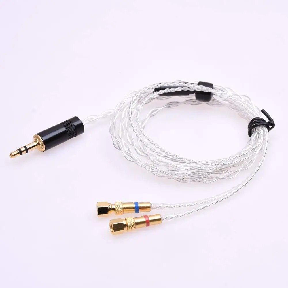 Cabo de Alta Fones de Ouvido Hifiman para Ele-5 Prata Chapeado Fidelidade Cabo He-6 He-300 He-400 He-500 He560 1.2m 5n Occ