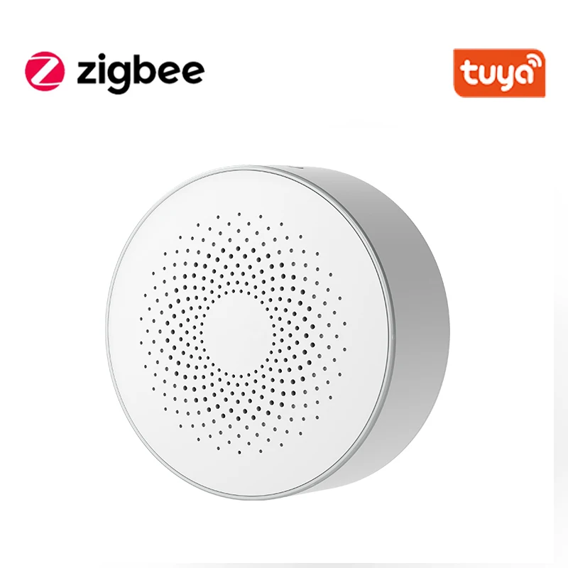 Смарт сирена Tuya Zigbee беспроводная звуковая и видимая сигнализация 100 дБ защита от
