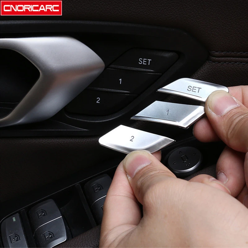 Автомобильный Стайлинг сиденья регулируемые кнопки памяти блестки Декоративные