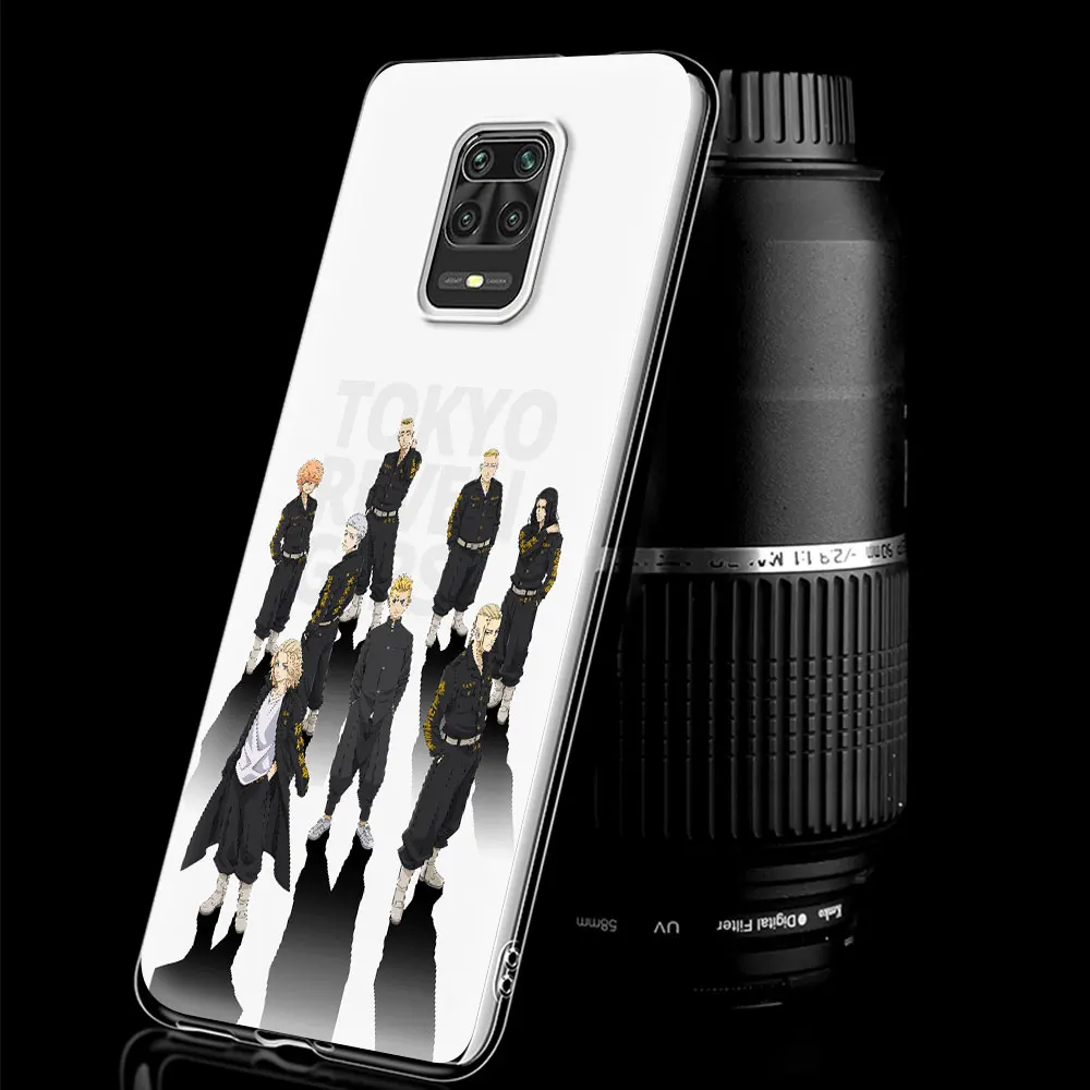 

Tokyo Revengers Transparent Phone Case For Redmi Note 10 9 Pro 9S 9T 8 8T 7 Redmi K30 K40 9A 9C 8A 7A Soft TPU Coque Cover Shell