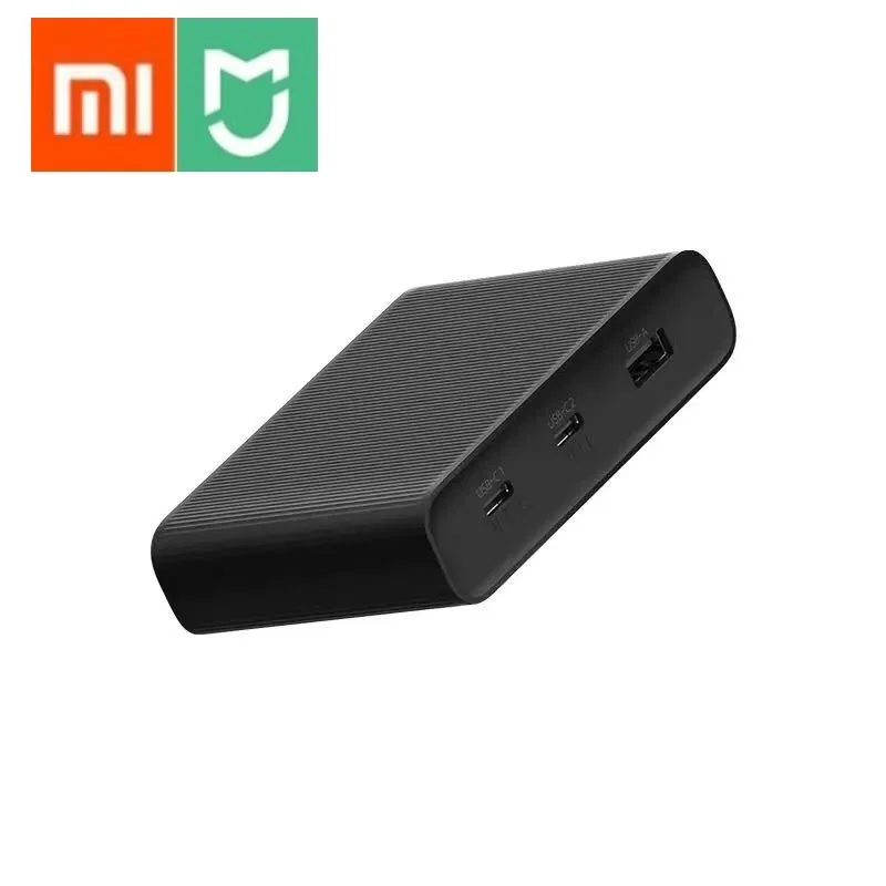 Оригинальное настольное зарядное устройство Xiaomi ZMI 65 Вт PD3.0 3 порта USB 2C1A для Android iOS