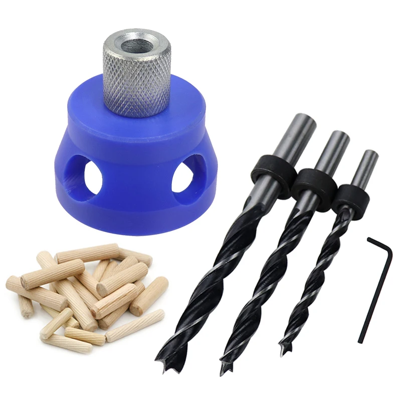 

3-10mm Vertical Drill Guide Pocket Hole Jig Straight Angle Guide Doweling Jig Positioning Hole Puncher Woodworking Tools