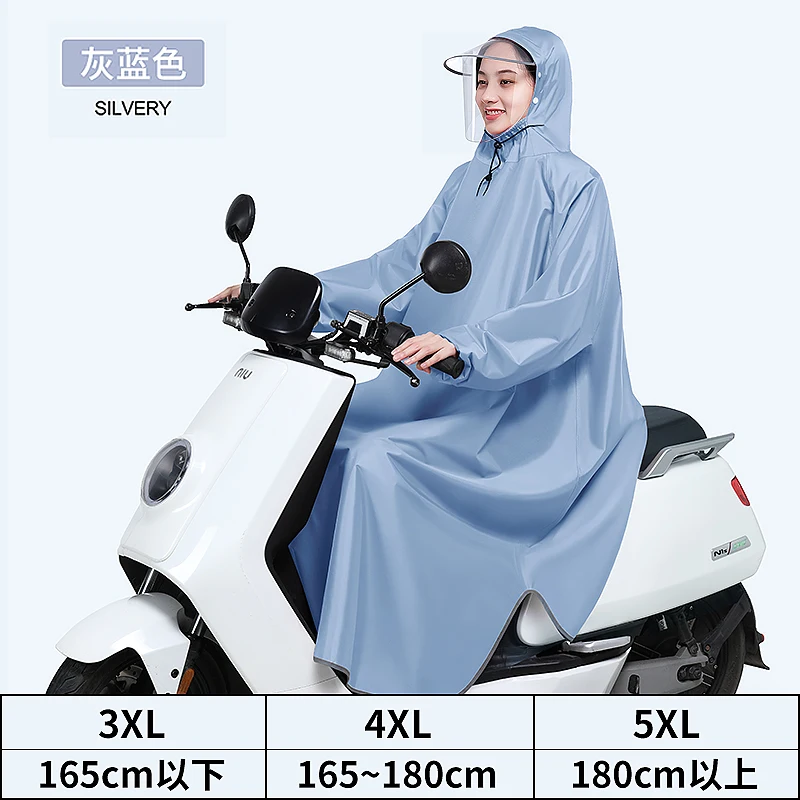 Capa de Chuva Capa de Chuva ao ar Correndo Motocicleta Moda Feminina Tecido Reutilizável Caminhadas Viagem ao ar Livre Chuva Poncho Bicicleta Ab50yy