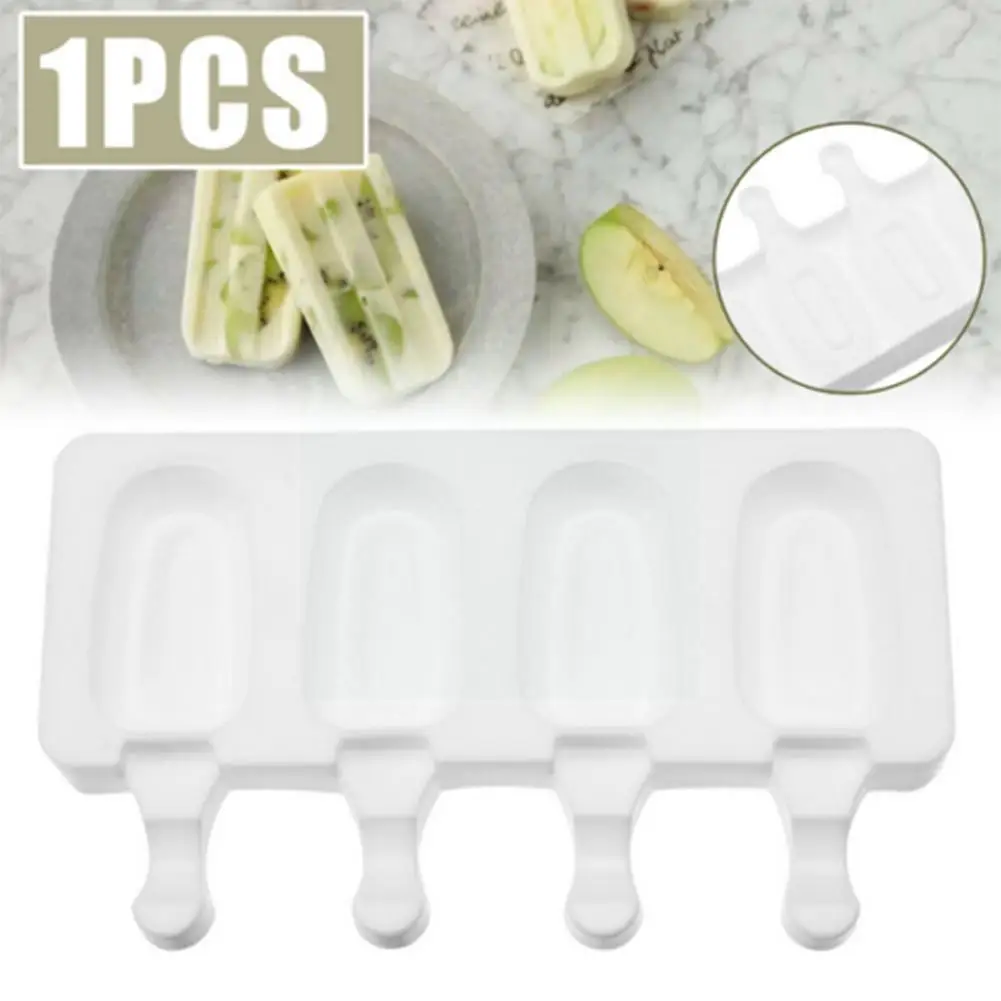 

New Food Grade Silicone Oval Ice Cream Mold Ice Cream Ice Diy Mould Mould Kitchen Tool Maker Mold Ice Silicone Mold Cream U8p8