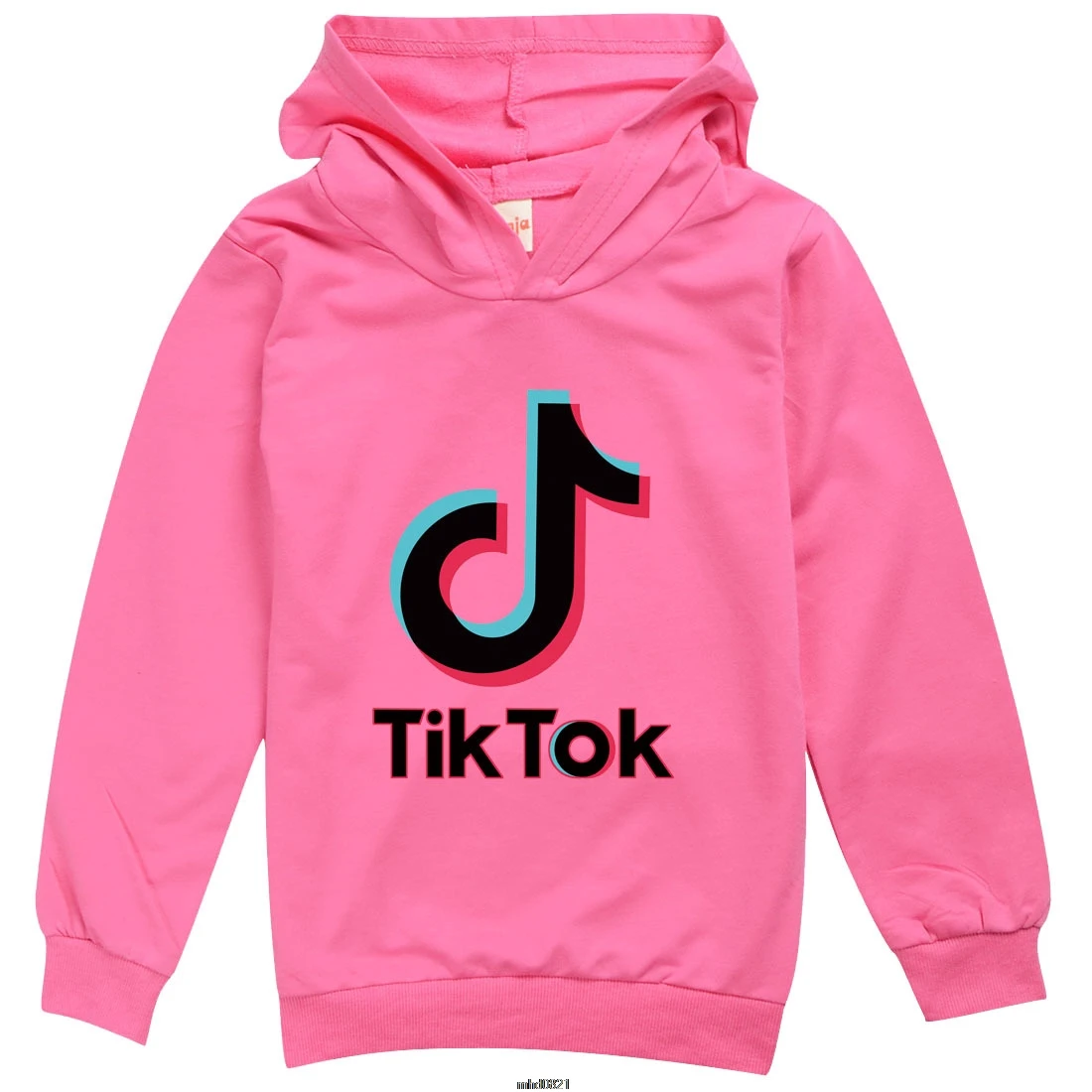 Tik Tok толстовки с капюшоном для мальчиков и девочек комплекты верхняя одежда на