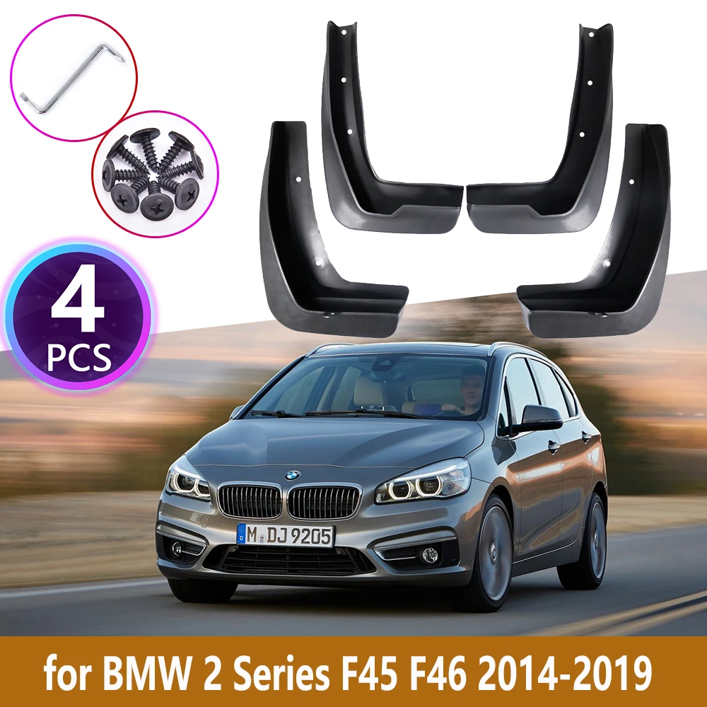 Автомобильные Брызговики для BMW 2 серии F45 F46 Gran Active Tourer 2014 ~ 2019 Плакирование Щитки