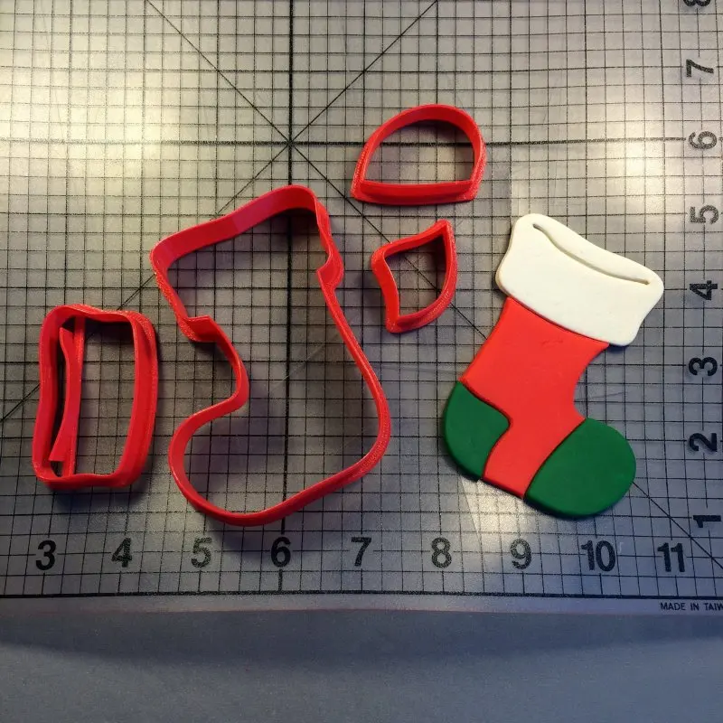 Колокольчик для елки чулки снежинки конфеты трость венок омела украшения торта