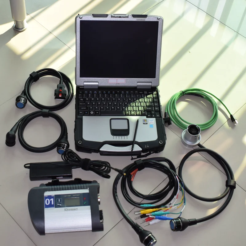 2020 12 в mb star c4 ssd cf 30 ноутбук 4 Гб Сенсорный экран toughbook готов к работе для sd connect