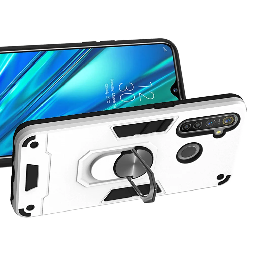 Модный чехол для телефона противоударный сотового с кольцевым кронштейном