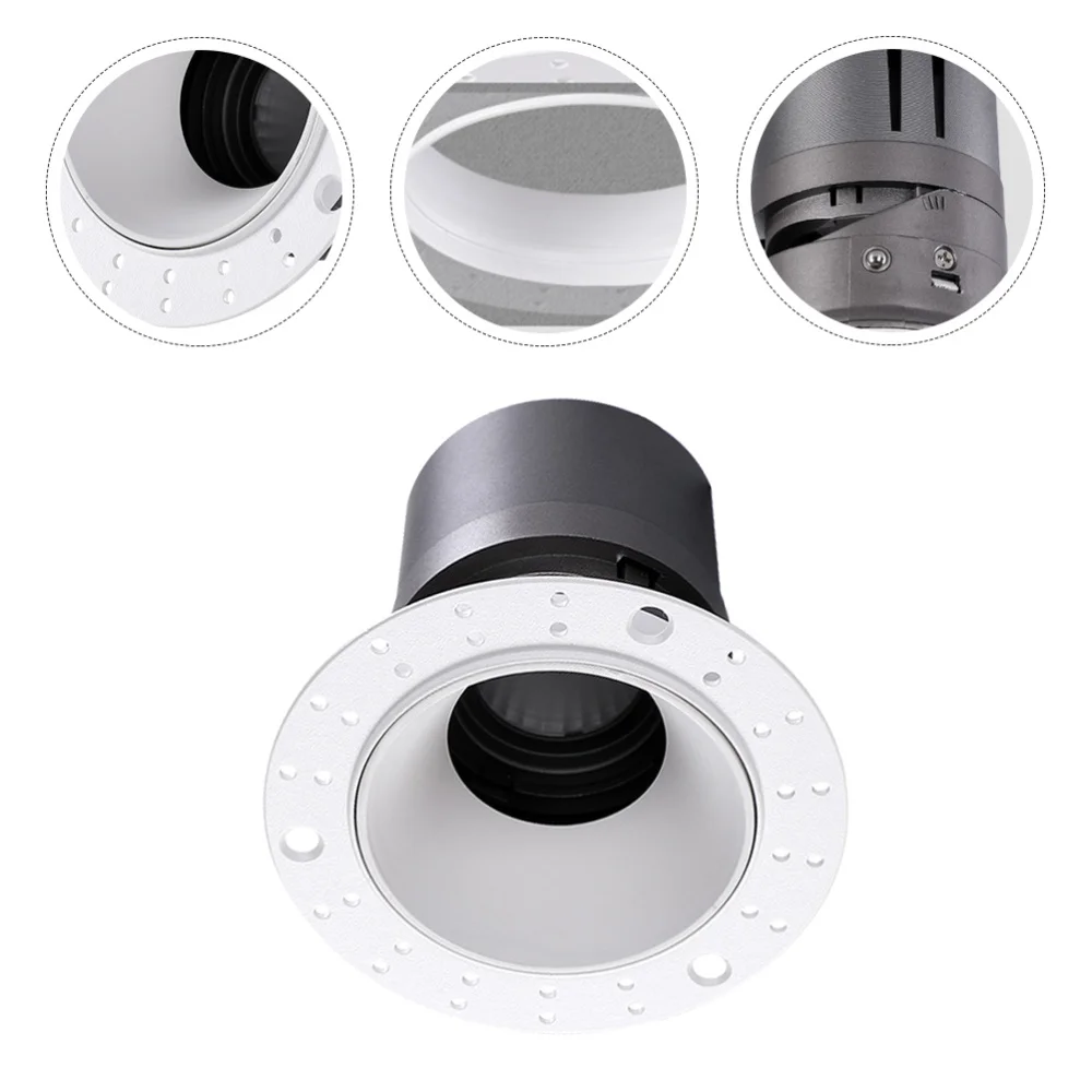 

1pc LED COB Downlight Embedded Ceiling Downlight European Lighting Device(White)