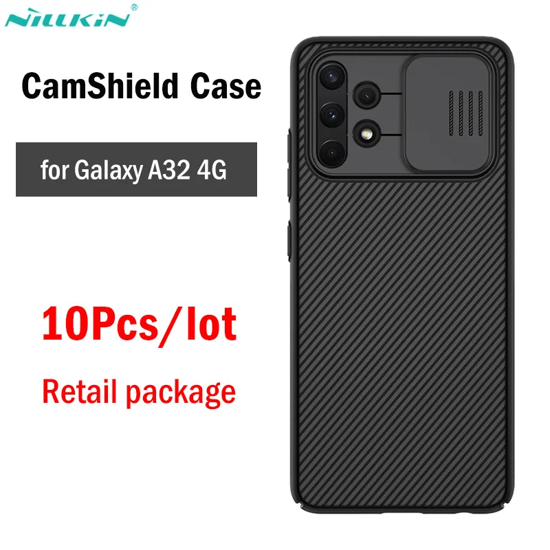 

10Pcs/lot Wholesales Nillkin CamShield Case for Samsung Galaxy A32 4G Case Cover Slide Camera Lens Protection