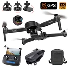 4K HD GPS Дрон SG908 с камерой 3-осевой шарнирный стабилизатор бесщеточный двигатель сильное сопротивление ветру GPS позиционирование автоматический возврат