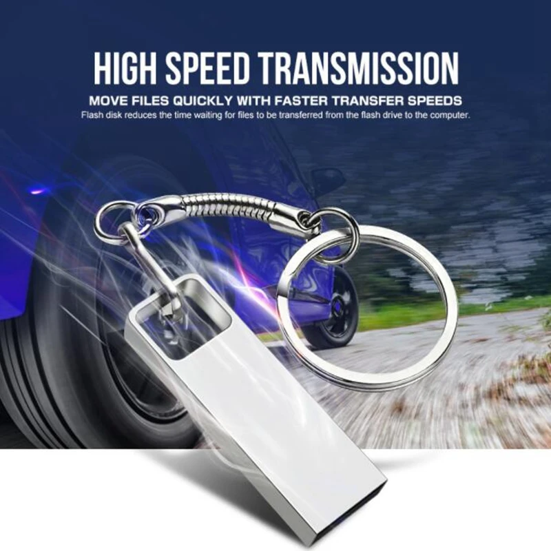 

1TB 2TB 2.0 Memory Stick USB Flash Drive Metal Portable USB Flash Drive Upgrade USB Flash Drive Customizable logo
