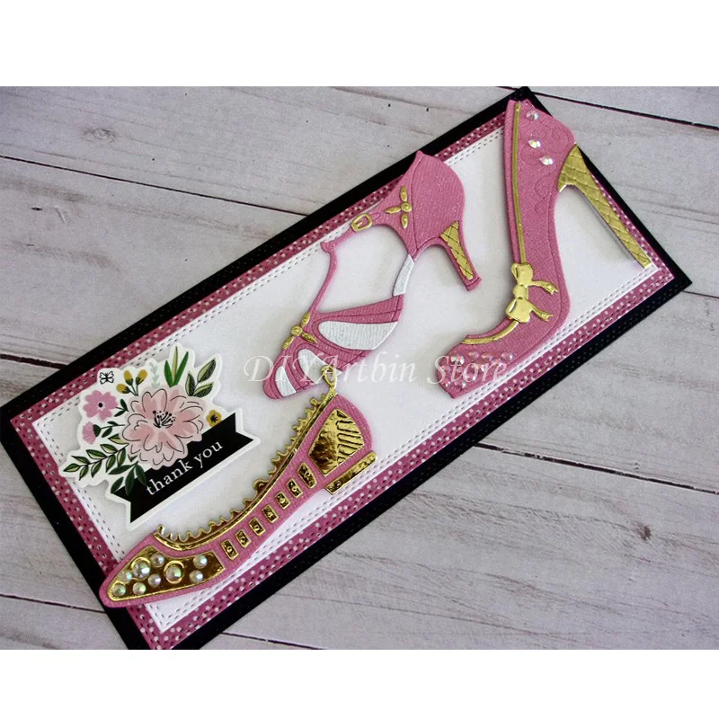 2021 Леди ожерелье с обувью металлический Трафаретный вырубной штамп для