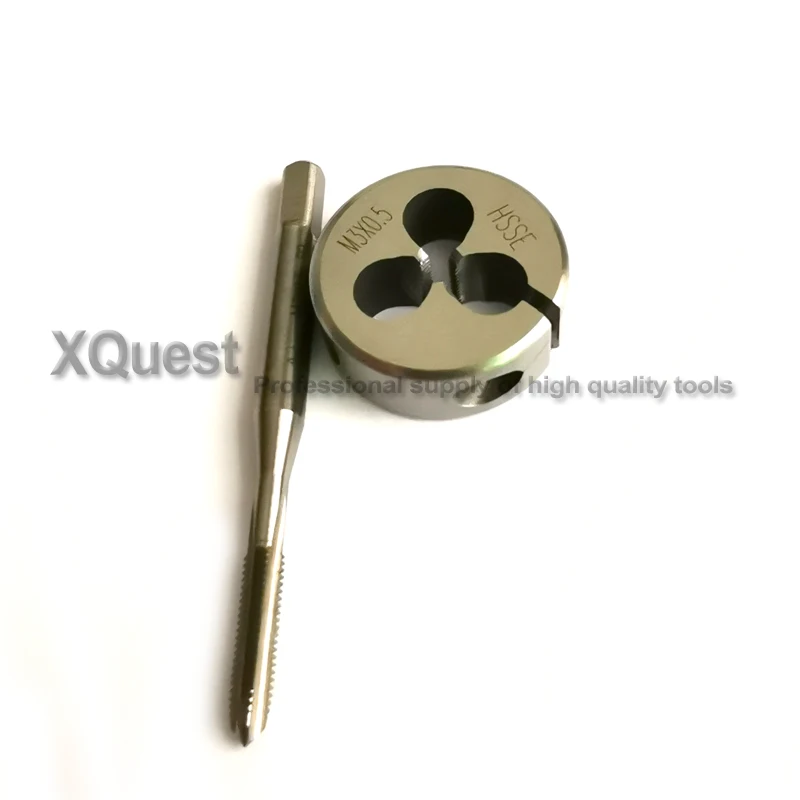 HSSE Metric Right Hand thread tap Adjustable Split Die set M3 M3X0.6 M3X0.35 M3X0.25 Fine screw dies taps M3.5 M3.5X0.6 | Инструменты
