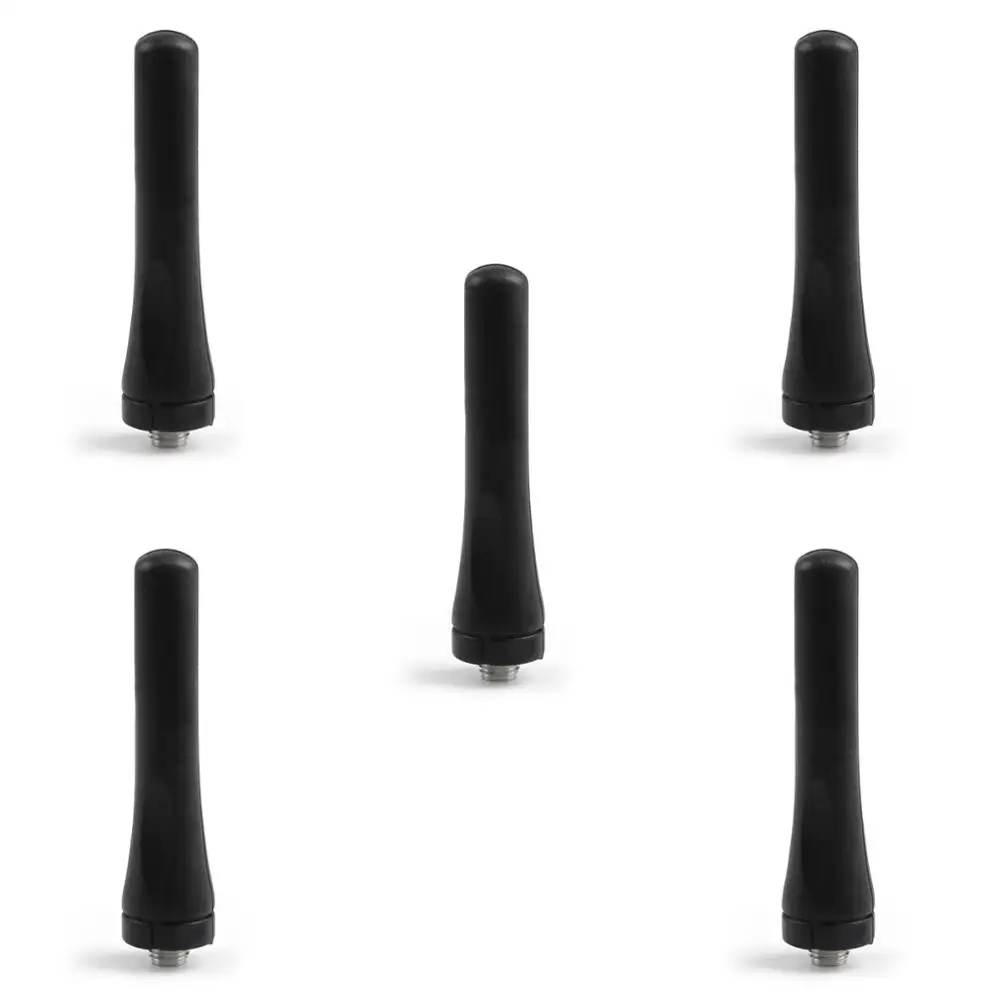 

Artudatech 5Pcs SF-18 Short Soft Antenna UHF 400-470MHz SMA Female For BaoFeng for Kenwood Radio Aerial