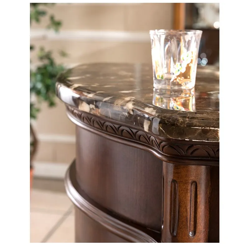 Горячая Распродажа маленькая барная мебель для дома из цельной древесины стол и