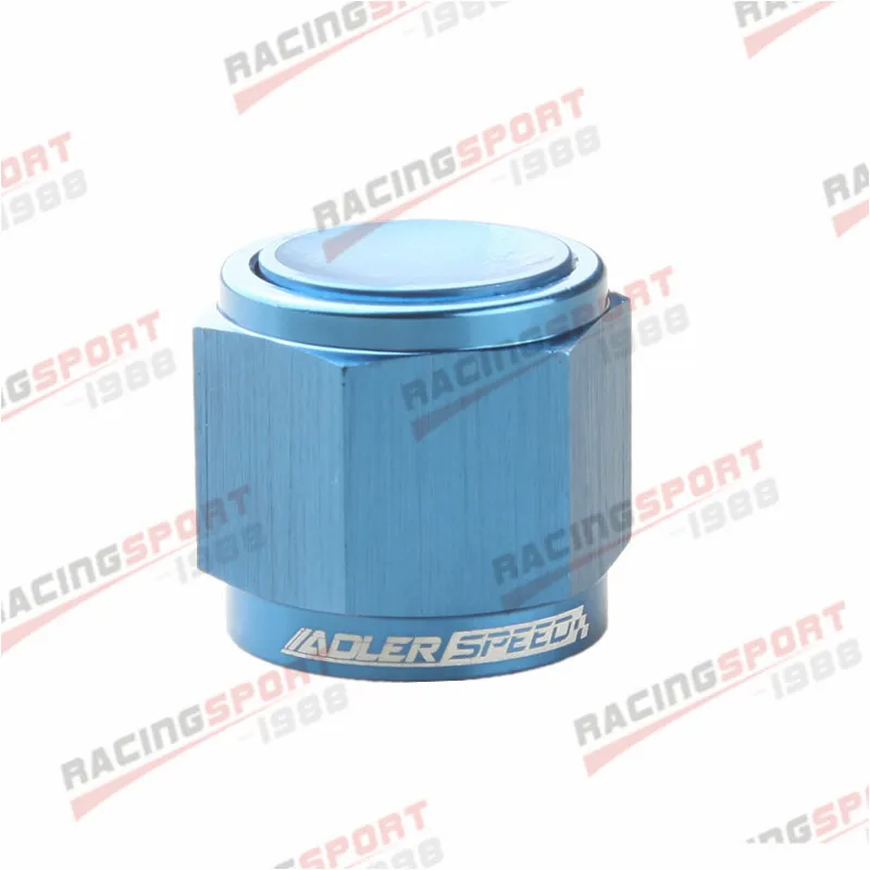 

10AN AN-10 AN10 Flare Cap Caps Aluminum Fitting Adaptor Blue
