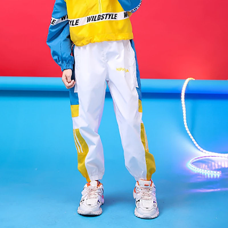 

Girls' Hip-hop Jazz Dance Costumes Girls Trendy Children's Suits 2021 Spring Clothing Set For Girl Hooded Tracksuit Two Pieces