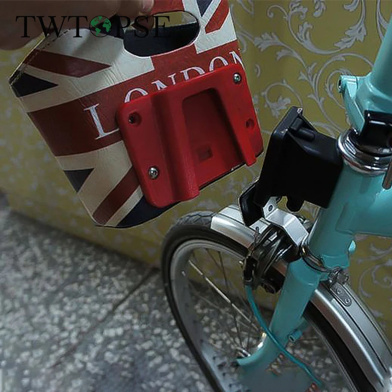 TWTOPSE велосипедный передний багажник-блок адаптер для Brompton 3SIXTY складной велосипед
