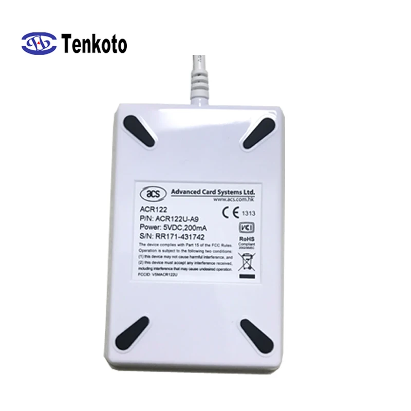 USB NFC считыватель карт писатель ACR122U-A9 Китай Бесконтактный RFID считыватель карт Windows Беспроводной NFC считыватель