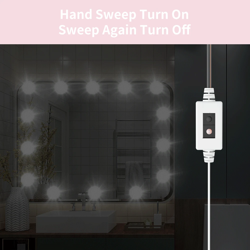 Лампа светодиодсветодиодный для зеркасветильник 12 В с регулируемой яркостью 2 14