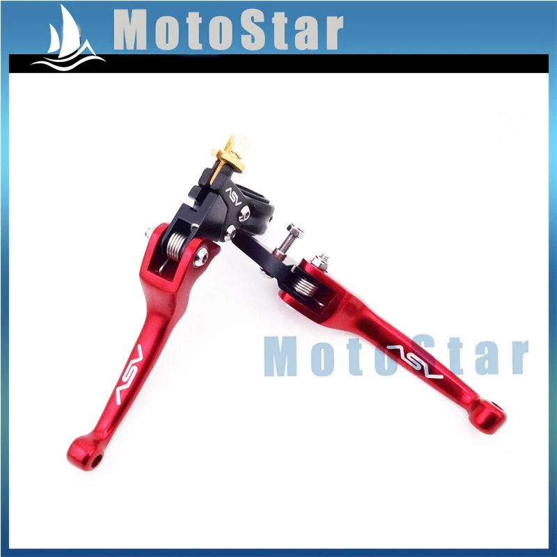 Красный тормозной рычаг сцепления для мотоцикла Pit Dirt Bike 50cc 110cc 125cc 140cc 150cc 160cc SSR
