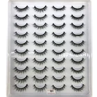 20 пар 20 мм ресницы 3D норковые ресницы 3D натуральные накладные ресницы 3d Мягкие норковые ресницы комплект для наращивания макияжа Оптовая Продажа ресниц