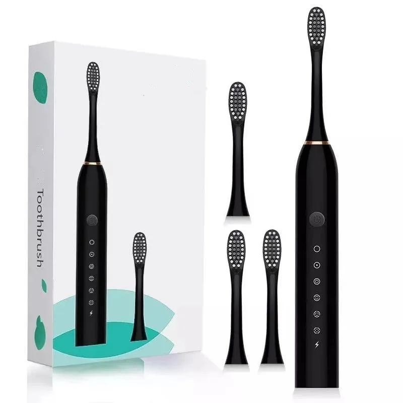 

USB New Style Electric Toothbrush Sonic 5 Files Adult Household Soft Bristle Rechargeable Waterproof Couples Electric Toothbrush