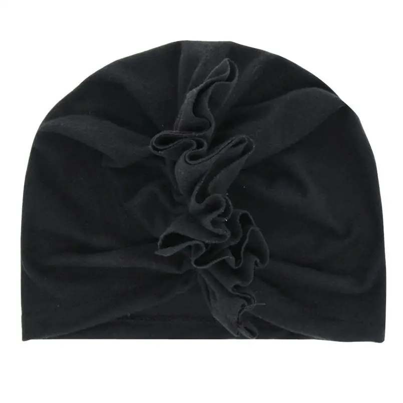 

Baby Hat Newborn Elastic Hats for Girls Cotton Turban Infant Soft Cute Solid Knot Beanie Cap Accessories Headwear