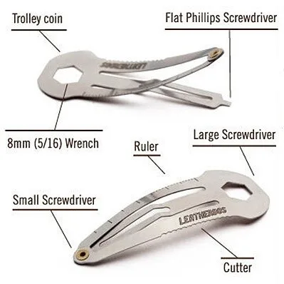 

9 In 1 Self Defense Multifunction Women Hair Clip Stainless Steel Outdoors Camping Emergency Survival Hairpin Slingshot Keychain