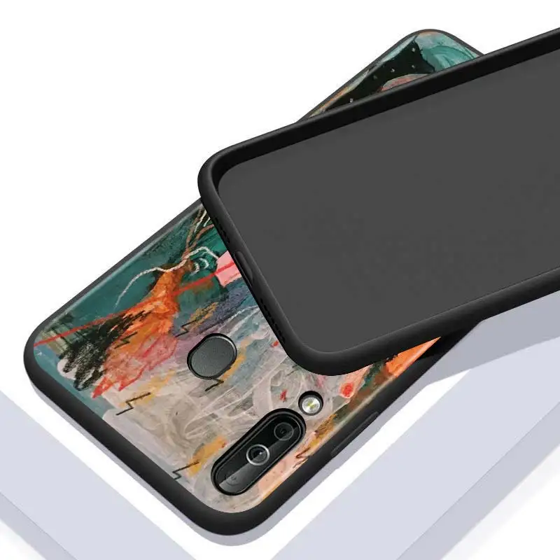 

Trippy Art Oil Painting for Huawei P10 P20 Pro P30 P40 Y5 Y6 Y7 Y9 2019 Nova 7i 5T 5i 5 4e 4 3i 3e 3 Bright Black Phone Case